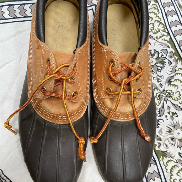 Ll bean boots leather mens 10 rain shoes duck - Picture 2 of 8